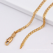 Collier plaqué or 18k à la mode